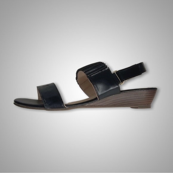 { Comfort Corner } - Fluted Strap Wedge Sandals - Picture 5 of 5